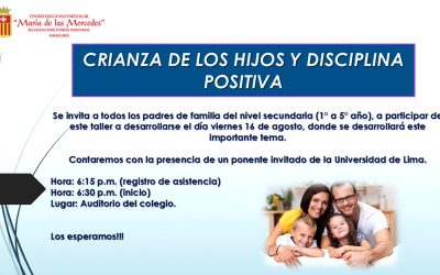 Taller «Crianza de los hijos y disciplina positiva»