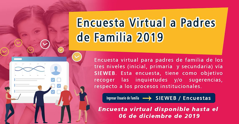 Encuesta Virtual a Padres de Familia 2019
